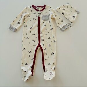 First Impressions 6-9 Months Baby Holiday Christmas Footie Hat Santa Koala NWT